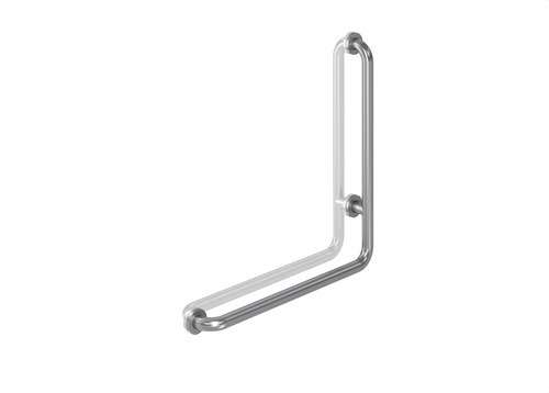 Kutna potporna šipka 90º 600x600mm inox satinirana s referencom GW11 17 04 01 marke GENWEC
