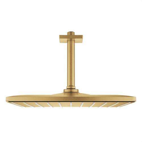 Stropni tuš s ručicom 142mm 1 mlaz Rainshower Mono 310 zlatni s referencom 26566GN0 marke GROHE