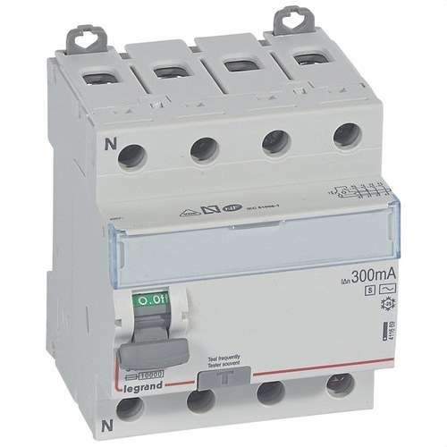 Legrand DX³ Diferencijal 4P 400V 63A Tip AC 300mA 4 modula s referencom 411669 marke LEGRAND