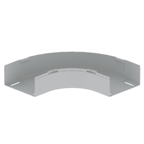 Ravna kutna cijev 90º siva RAL7035 100x200 mm U23X s referencom 66230 marke UNEX