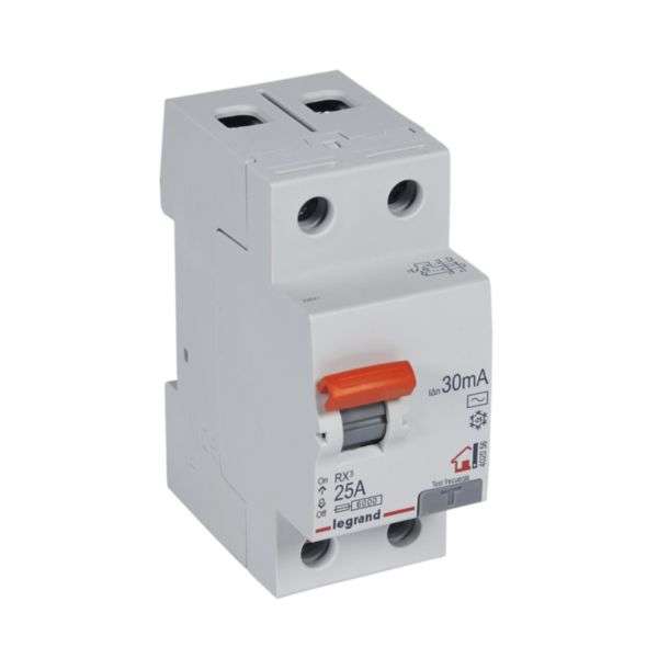 Diferencijalna sklopka RX³ - 2P - 230V~ - 30mA- 25A - Tip AC s referencom 402056 marke LEGRAND