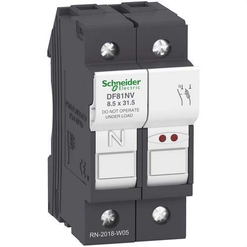 Držač osigurača S PILOTOM 1P+N 25A OSIGURAČ 8,5X31,5 s referencom DF81NV marke SCHNEIDER ELECTRIC