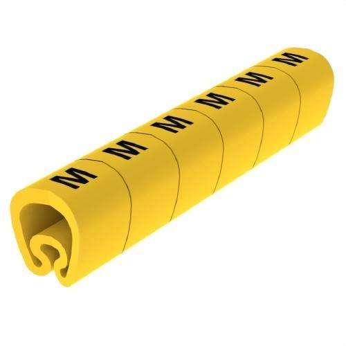 Predrezani žuti označivači Ø18 PVC plastificirani s referencom 1813-M marke UNEX