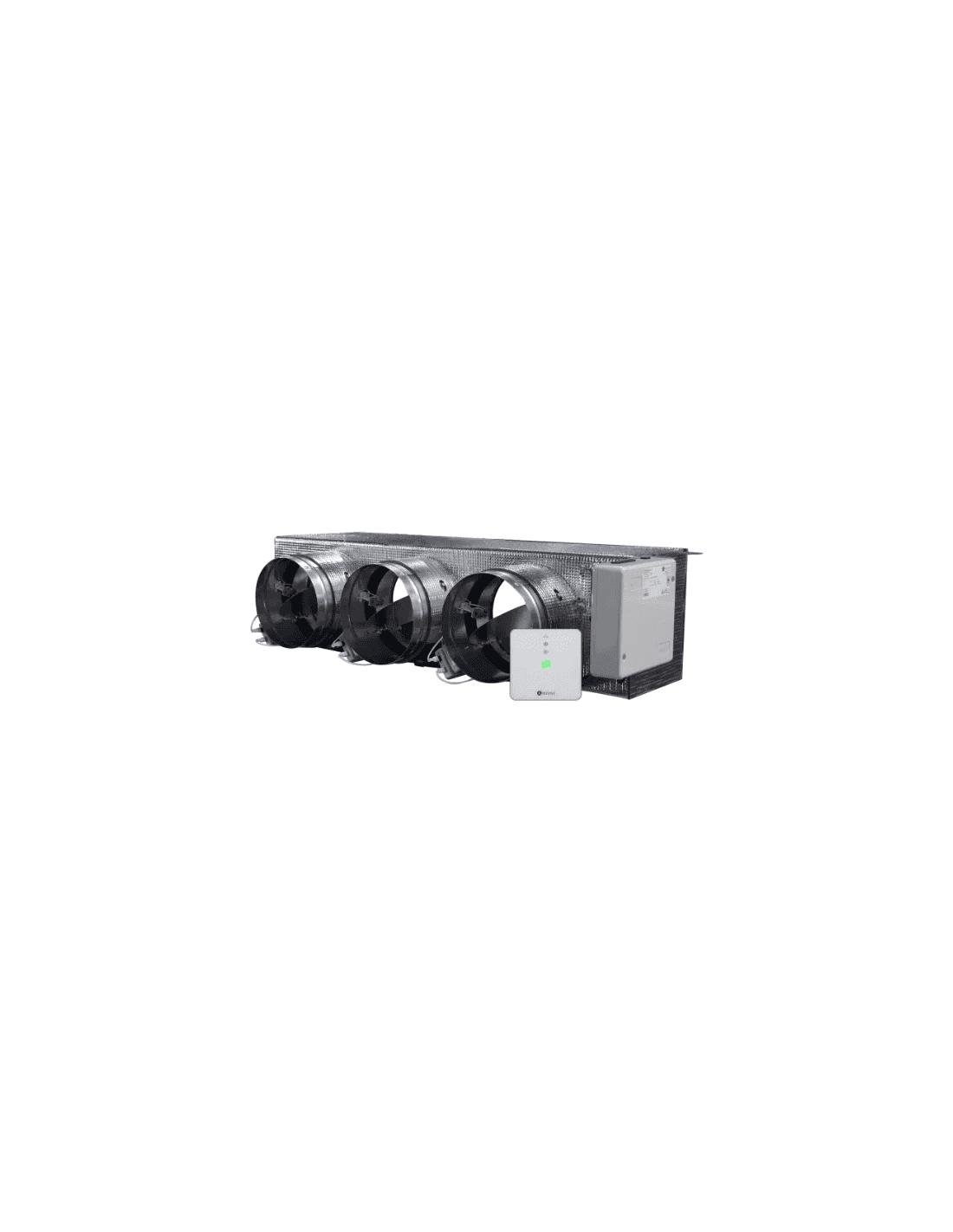 Motorizirani plenum Airzone Easyzone 25 Wi-Fi Medium AZC25GREBS04S3 za Gree – 3 izlaza Ø200 mm (srednji kapacitet) s referencom AZC25GREBS04S3 marke AIRZONE