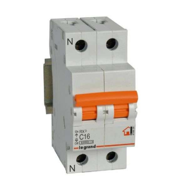 Magnetotermički prekidač RX³ - 1P+N - 230V~ - 16A - C krivulja s referencom 419926 marke LEGRAND