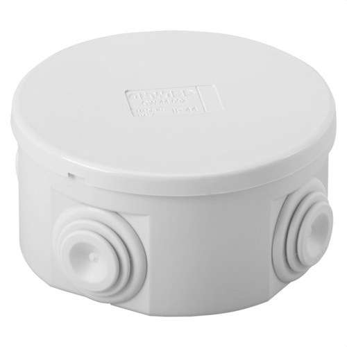 Razvodna kutija s niskim poklopcem na pritisak, promjer 80x40mm s referencom GW44002 marke GEWISS