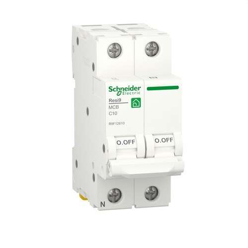 Magnetotermalni prekidač RESI9 1P+N 10A Krivulja C 230V Krivulja C 6kA s referencom R9F12610 marke SCHNEIDER ELECTRIC