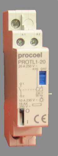 Teleruptor 1P 1NO 20A s referencom PROTL1-20 marke PROCOEL