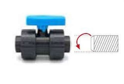 Navojni kuglasti ventil s unutarnjim navojem (dvosmjerni) PVC tlak VALV-05 2'' s referencom 700506 marke CREARPLAST