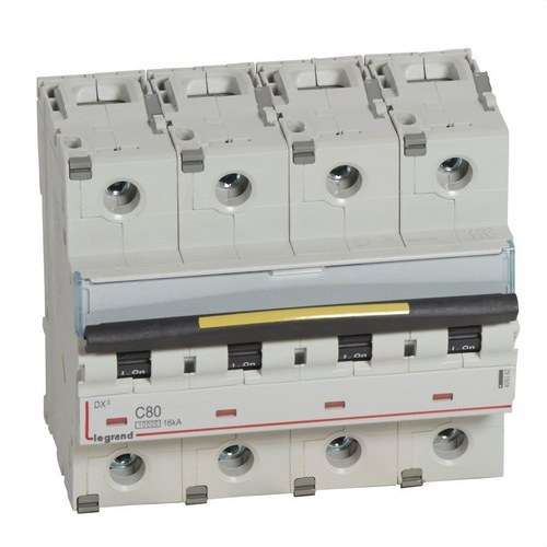 Magnetotermički prekidač DX3 4 pola 80A s referencom 409362 marke LEGRAND