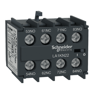 Pomoćni kontaktni blok TeSys Kiliar TeSys K 2 NO + 2 NC s referencom LA1KN22 marke SCHNEIDER ELECTRIC
