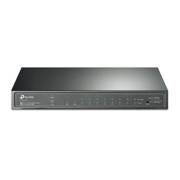 Pametni Gigabitni preklopnik JetStream s 10 priključaka i PoE+ na 8 priključaka s referencom TL-SG2210P marke TP-LINK