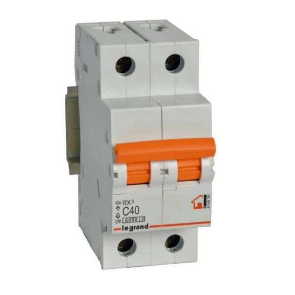 Magnetotermički RX³ - 2P - 230/400V~ - 40A - krivulja C s referencom 419939 marke LEGRAND