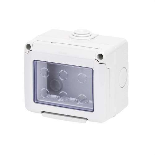 Površinska kutija za mehanizme SYSTEM 3 modula IP55 s referencom GW27043 marke GEWISS