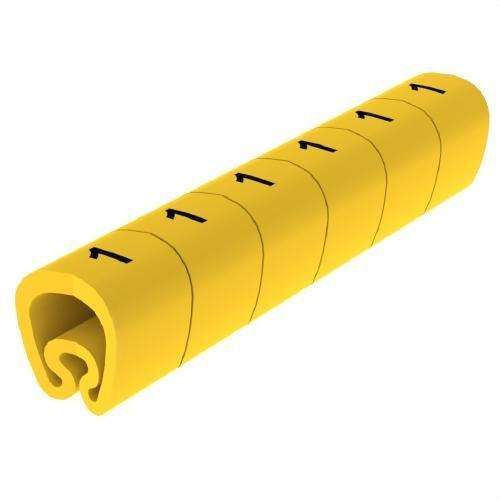 Predrezani žuti označivači Ø18 PVC plastificirani s referencom 1813-1 marke UNEX
