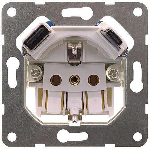 Schuko utičnica s USB Type-C punjačem s referencom 18524-USBC marke BJC
