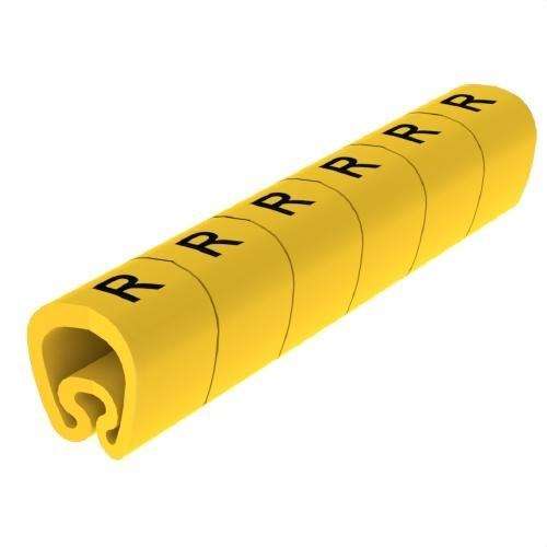 Predrezani žuti označivači Ø8 PVC plastificirani s referencom 1812-R marke UNEX