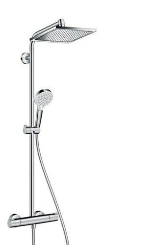 Set za tuširanje Crometta E Showerpipe 240 s 1 Jet EcoSmart s referencom 27281000 marke HANSGROHE