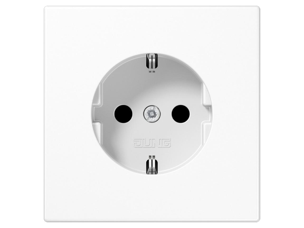 Poklopac utičnice schuko Jung LS - Bijela s referencom LS1520KI marke JUNG