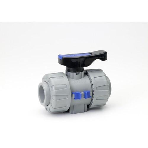 Rastavljivi kuglasti ventil, tijelo PP, kugla PP, 40 mm s referencom 27NRSPPRCT40 marke ITALSAN