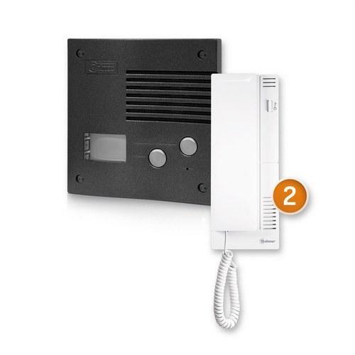 Komplet za portafon za 2 stana K-202 grafit s referencom 11242024B marke GOLMAR