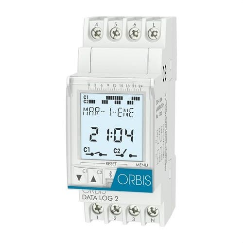 Digitalni vremenski prekidač DATA LOG 2 230V s referencom OB175012 marke ORBIS