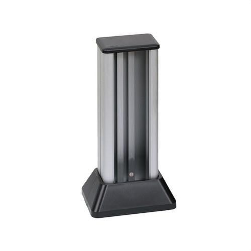 Mini stup aluminij s 2 strane za 4 elementa po strani i grafitnim ukrasima Simon 500 Cima s referencom 52550222-033 marke SIMON