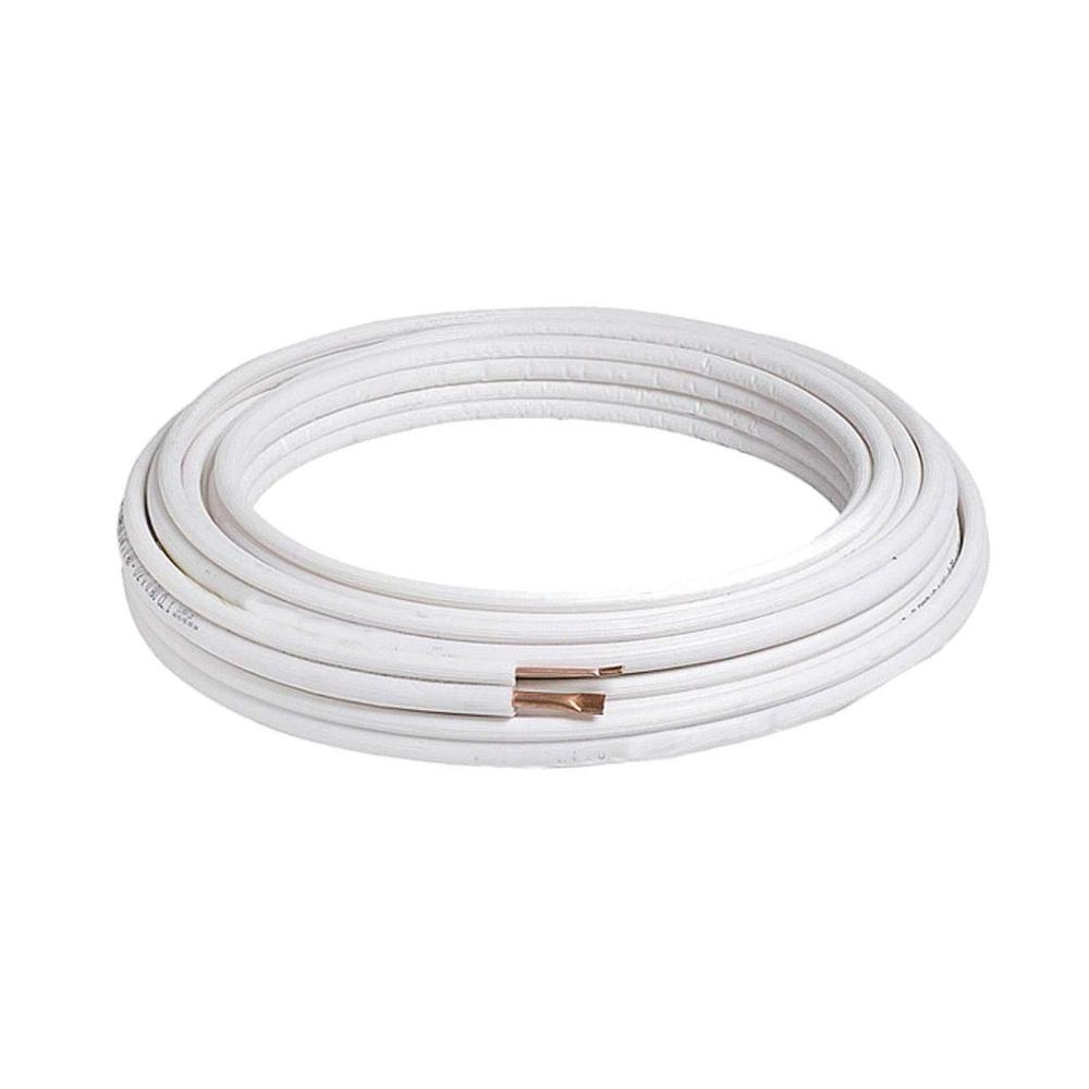 Dvostruka izolirana bakrena cijev za klima uređaj 1/4"-3/8" - Kolut od 20 metara s referencom PEDOBLAM1/4X3/8(20M)-(COASOL) marke TUBERIA COBRE