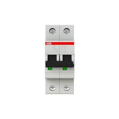 Magnetotermalni prekidač S202-C6 2P 6A C 10kA s referencom 2CDS252001R0064 marke ABB