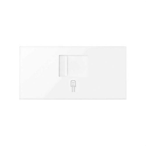 Poklopac za glas i podatke s zaštitom za 1 RJ45 priključak, sjajno bijeli Simon 100 s referencom 10000005-130 marke SIMON