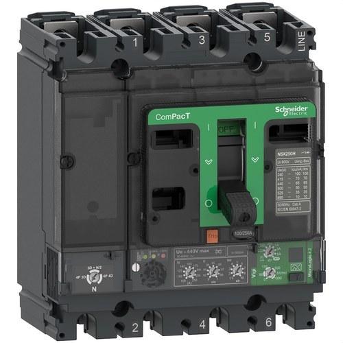 Automatski prekidač ComPacT NSX160F 36kA AC 4P4R 160A Micrologic 4.2 s referencom C16F44V160 marke SCHNEIDER ELECTRIC
