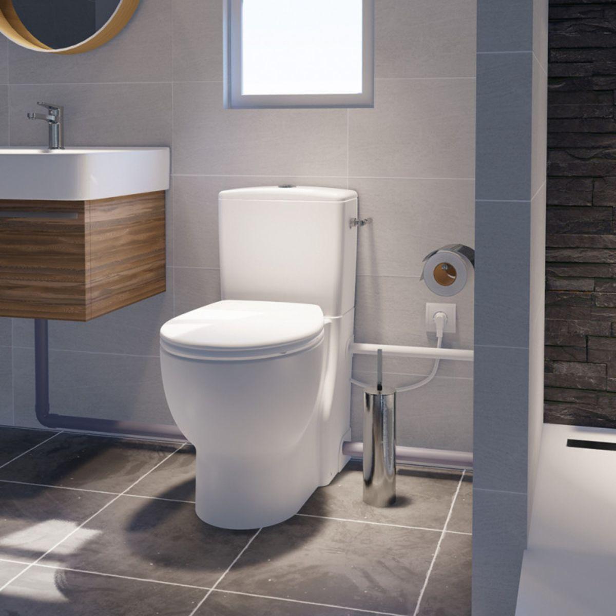 WC s drobilicom SFA Saniflush s referencom SANIFLUSH marke SFA SANITRIT