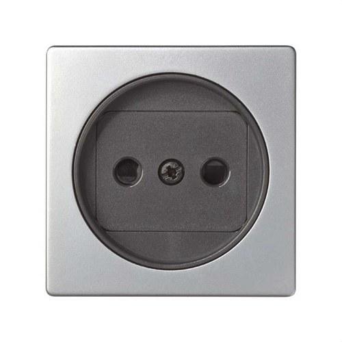 Poklopac s sigurnosnim uređajem za dvopolnu utičnicu aluminij Simon 82 s referencom 82040-33 marke SIMON