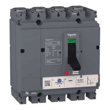 Automatski prekidač Easypact CVS250B TM250D 4P/4R s referencom LV525323 marke SCHNEIDER ELECTRIC