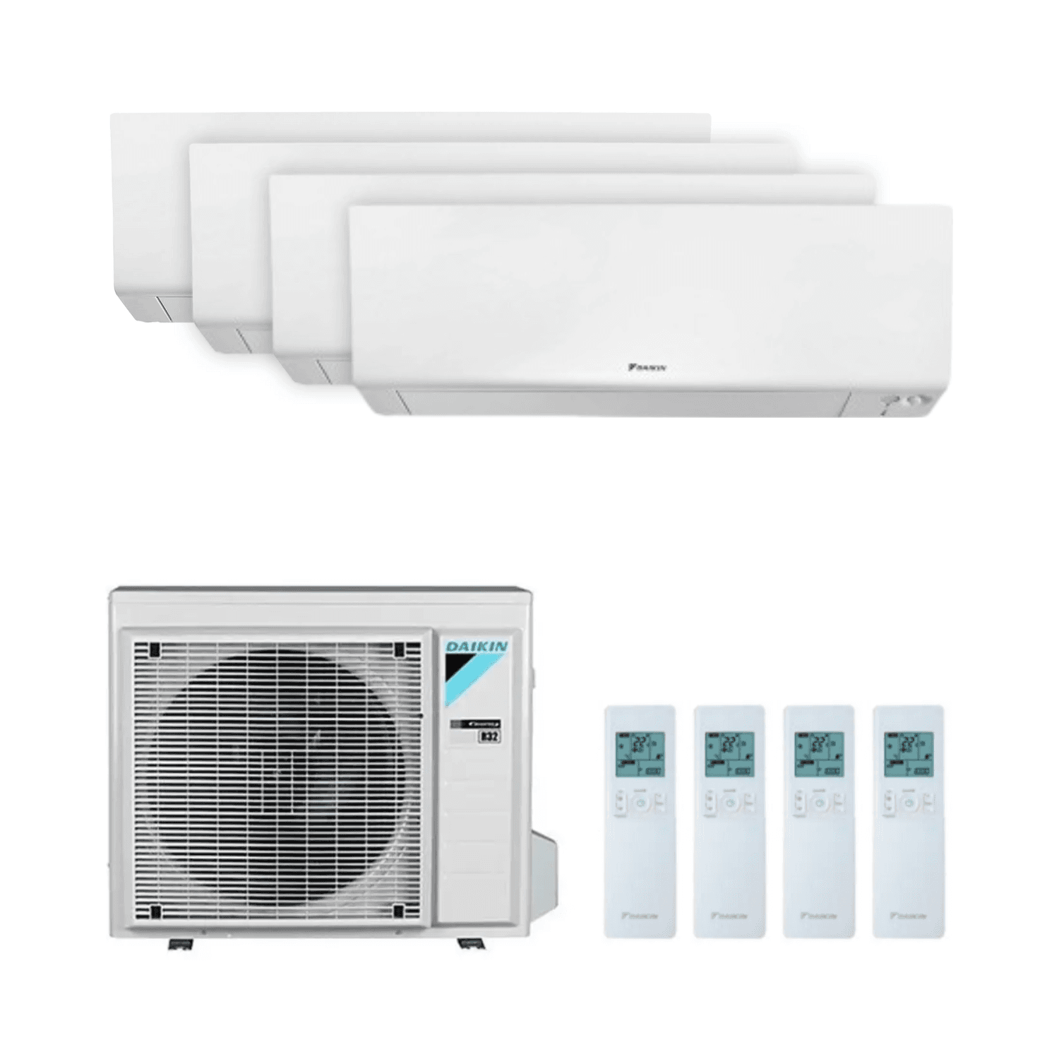 Klima uređaj s WiFi-jem 4u1 Daikin Perfera 4MXM80A 2,5 kW + 2,5 kW + 2,5 kW + 4,2 kW s referencom KITDAIPER4MXM80A25252542 marke DAIKIN