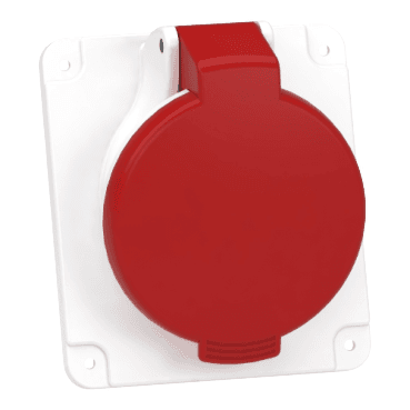 Ugradna nagnuta utičnica 3P+N+T 16 A IP44 380 - 415 V s referencom PKF16F435 marke SCHNEIDER ELECTRIC