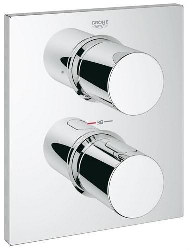 Termostat s integriranim 2-smjernim preklopnikom Grohtherm F - Krom s referencom 27618000 marke GROHE