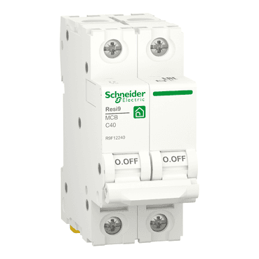 Magnetotermički prekidač Resi9 2P 40 A 6000 A 230 V s referencom R9F12240 marke SCHNEIDER ELECTRIC