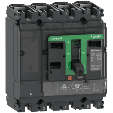 Automatski prekidač ComPacT NSX100F 36kA AC 4P4R 80A TMD s referencom C10F4TM080 marke SCHNEIDER ELECTRIC
