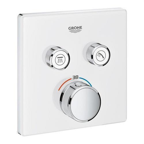 Ugradbeni termostat s 2 ventila Grohtherm SmartControl - Krom/Moon White s referencom 29156LS0 marke GROHE