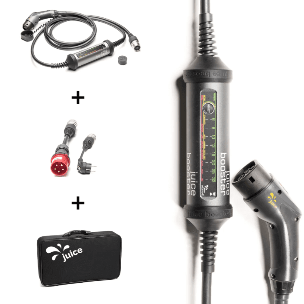 Prijenosni punjač za električni automobil Juice Booster 2 Basic Set s referencom EL-JB2E2 marke JUICE