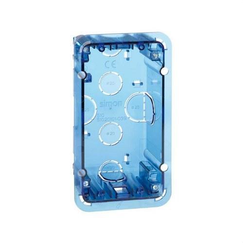 Ugradna zidna kutija za 1 dvostruki element Simon 500 Cima s referencom 51020101-039 marke SIMON