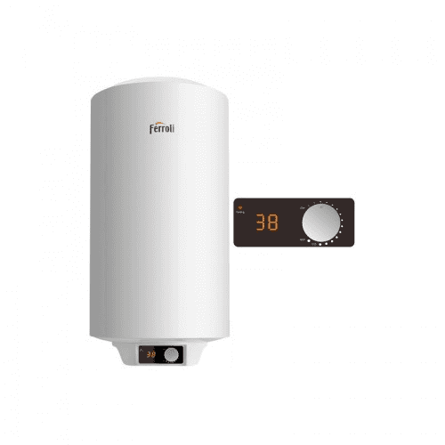 Vertikalni električni bojler Ferroli TIBER C 100 litara s referencom GRID7WKA marke FERROLI