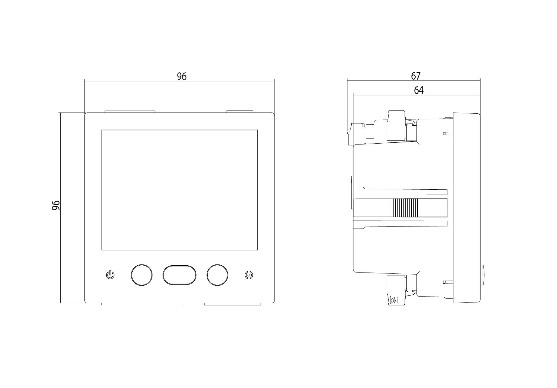 Trofazni mrežni analizator za panel Circutor CVM-C11-ITF-IN-485-ICT2 s referencom M58541. marke CIRCUTOR