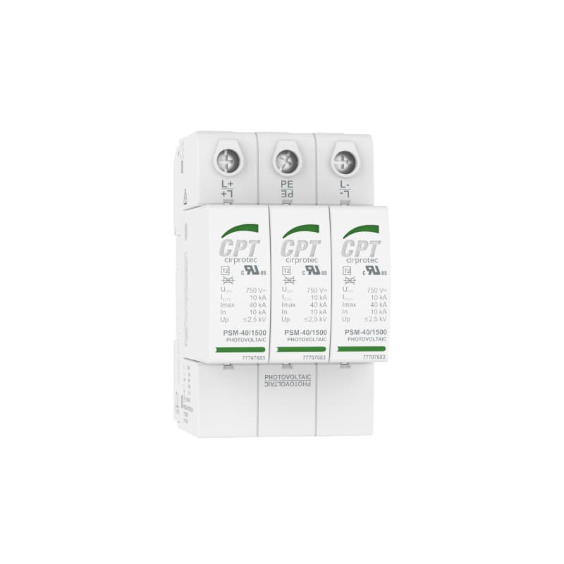 Prenaponska zaštita PSM3-40/1000 PV 3 modula, odvojiva s referencom 77707852 marke CIRPROTEC