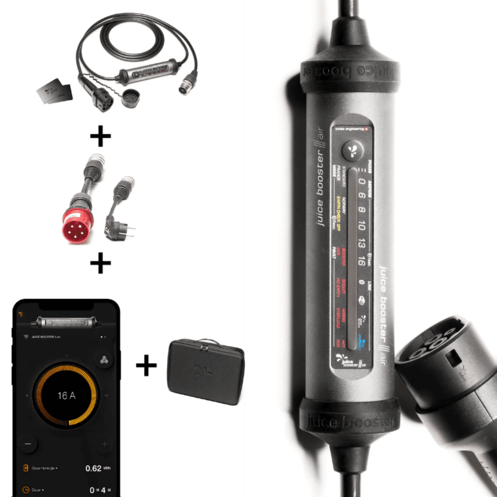 Prijenosni punjač za električni automobil Juice Booster 3 air Basic Set