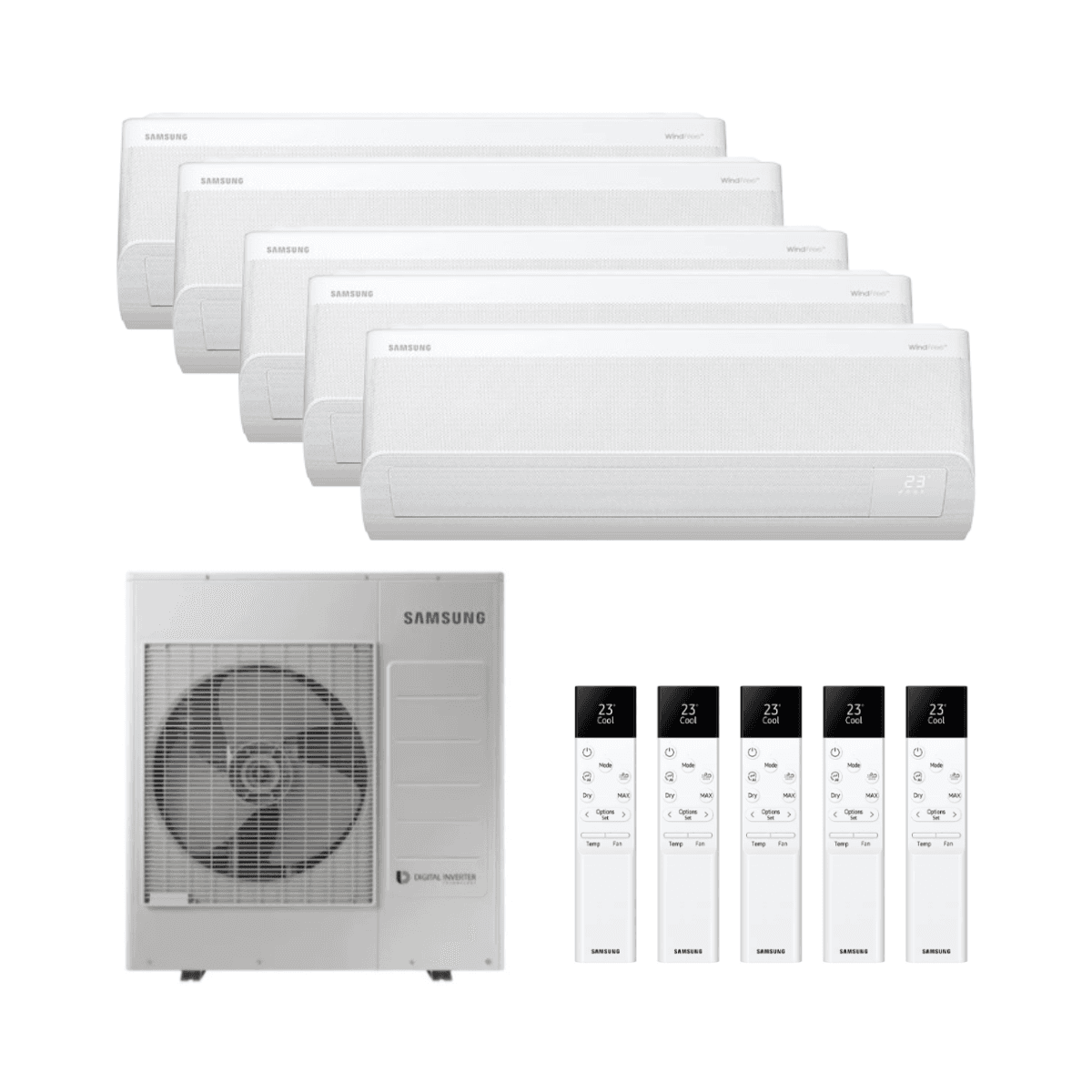 Klima uređaj 5u1 s WiFi Samsung WindFree Comfort S2 3,5 kW 12000 BTU s referencom SAMWFCFJM5X1-10012 marke SAMSUNG
