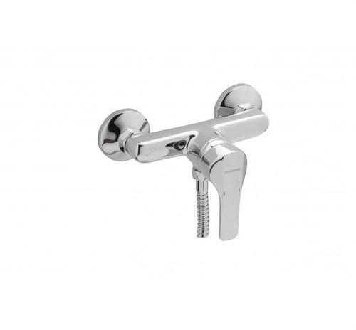 Jednoručna tuš miješalica s kompletom Genebre K8 krom s referencom 60110 28 45 66 marke GENEBRE