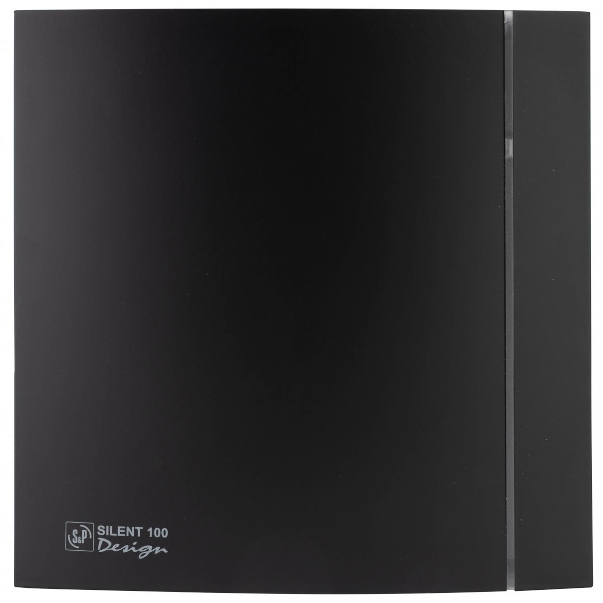 Ventilator za kupaonicu SILENT-100 CZ Design 4C Crni s referencom 5210607400 marke SOLER & PALAU