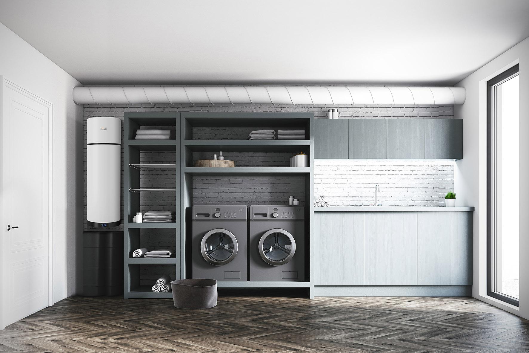 Toplinska pumpa za PTV s WiFi Ferroli EGEA TECH LT 120 litara s referencom GAA0Y8KA marke FERROLI